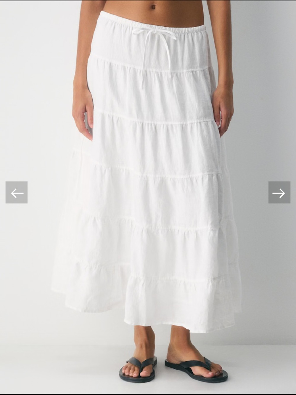 Aritzia Wilfred Bouquet Linen Skirt - Picture 1 of 2